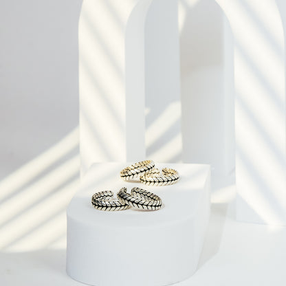 Viral Oxidised Toe Ring