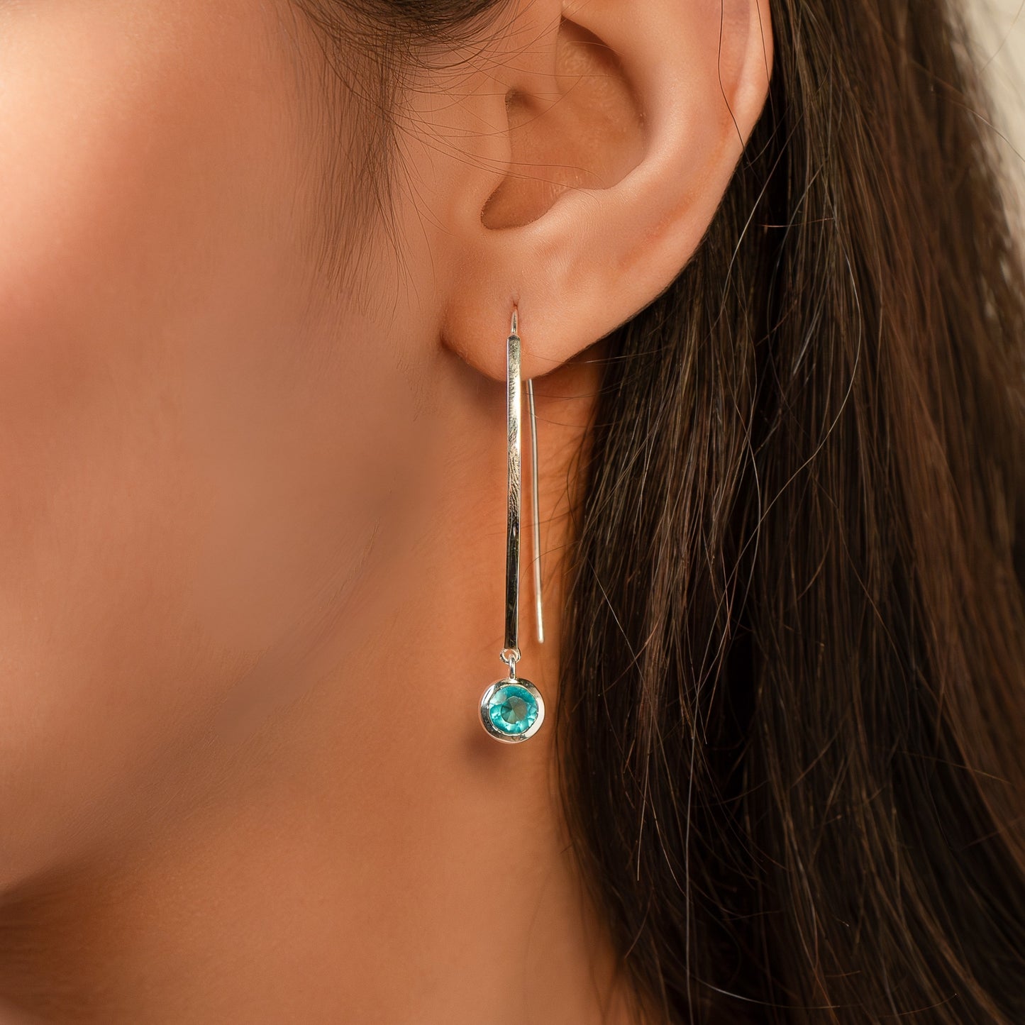 Blue Topaz Earring