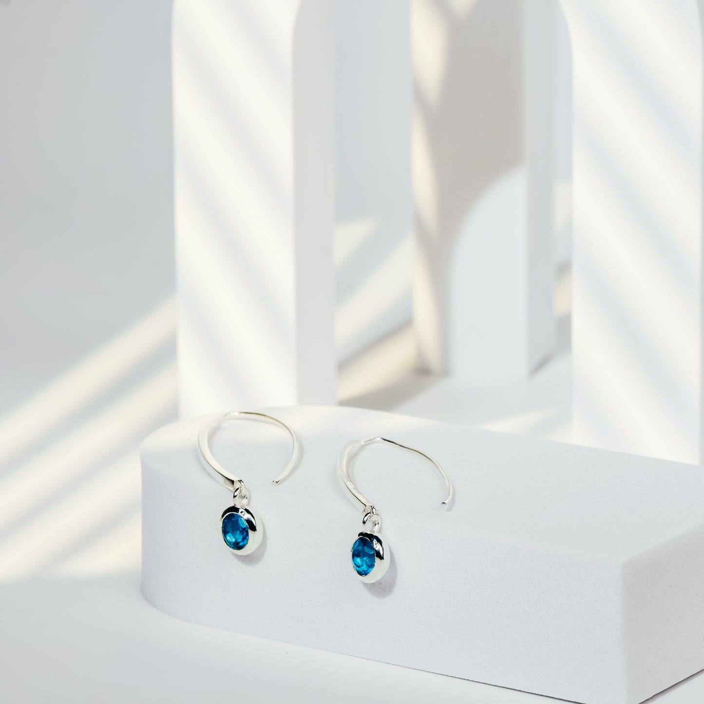 Blue Topaz Earring