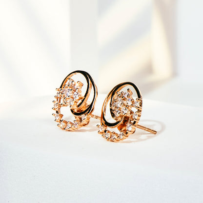 White Zircon Earring