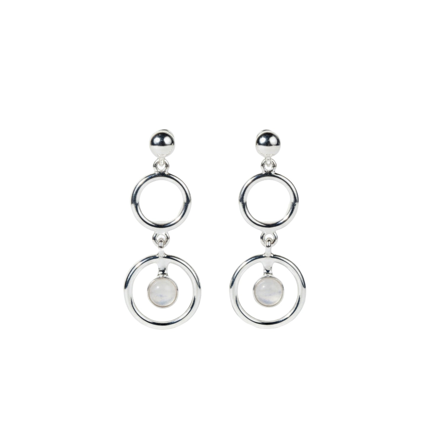 Rainbow Moonstone Earring