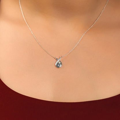 Solitaire Chain Pendant