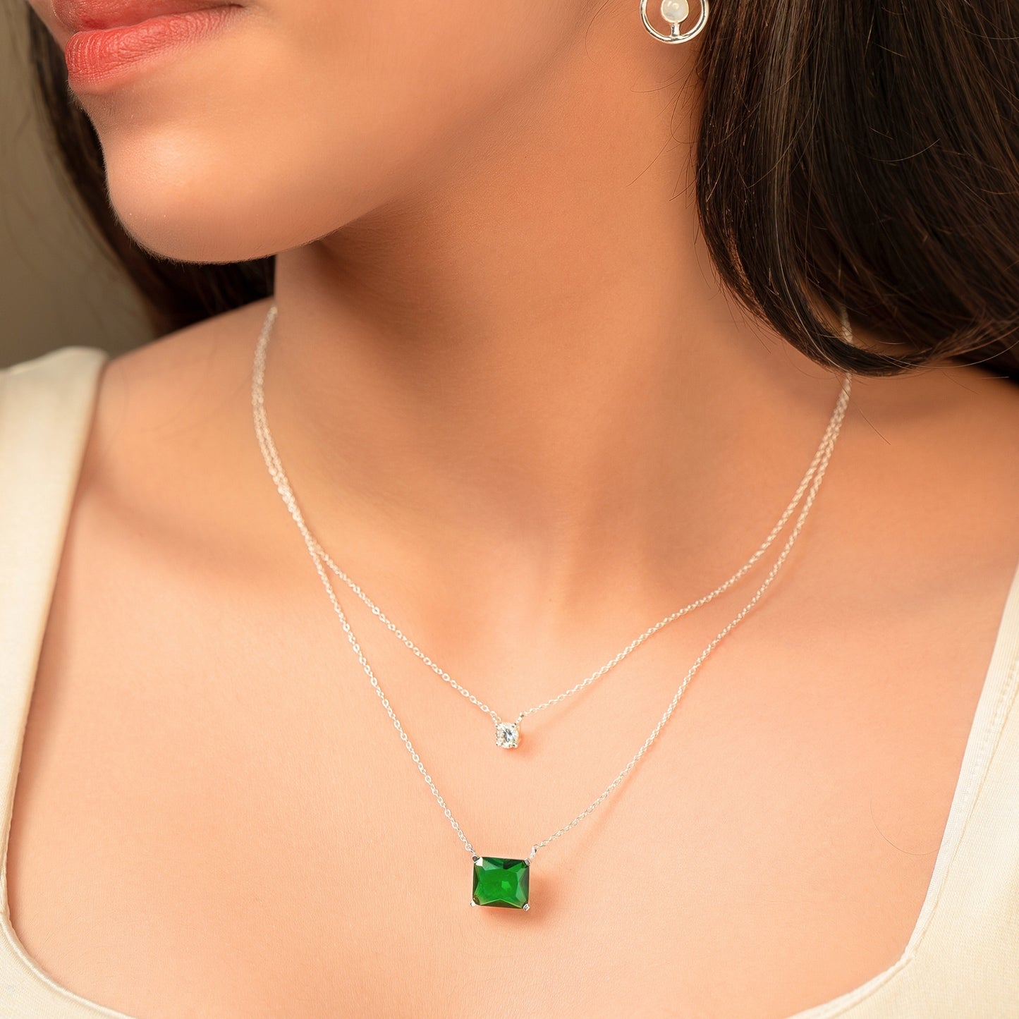 Double Chain Pendant