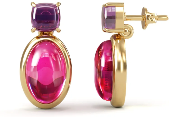 Beautiful Oval Shape Dangle Earring