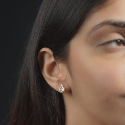 Amethyst, Citrine Earring