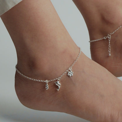 Flower Fish Anklet