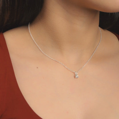 Solitaire Chain Pendant