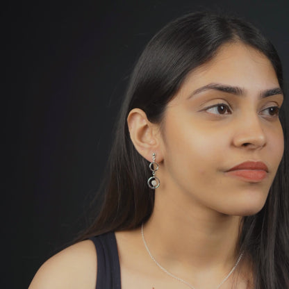 Rainbow Moonstone Earring